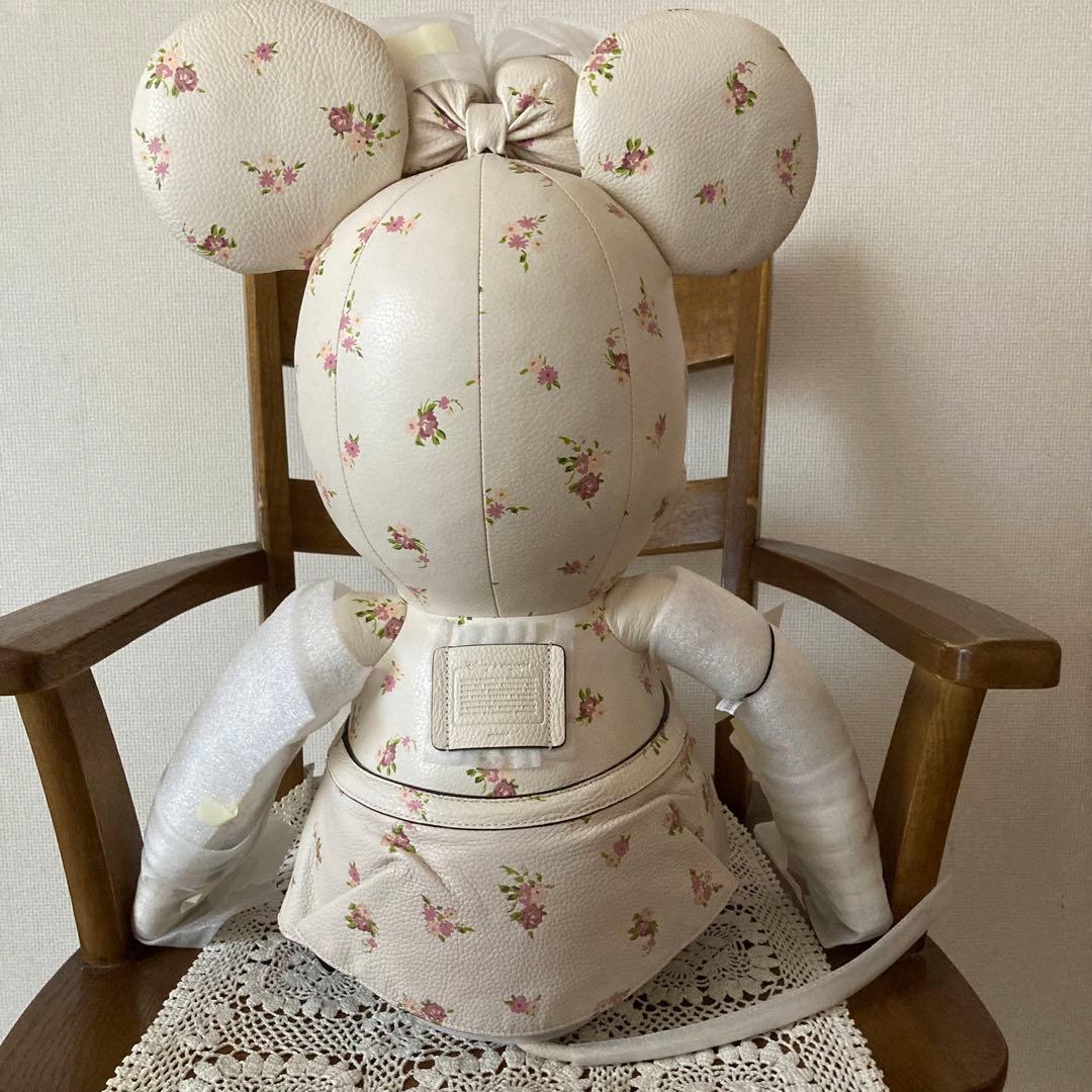 Coach X Disney ミニーマウス ドール レザー 花柄 限定品 新品