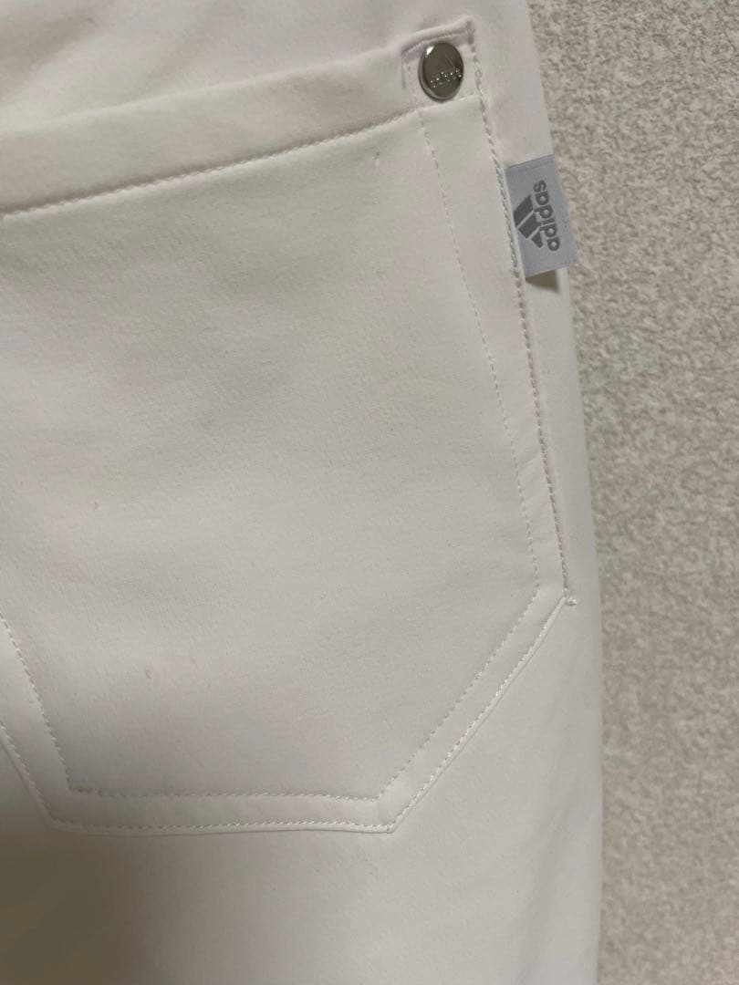【美品】　アディダス　ゴルフ　パンツ　白　レディース
