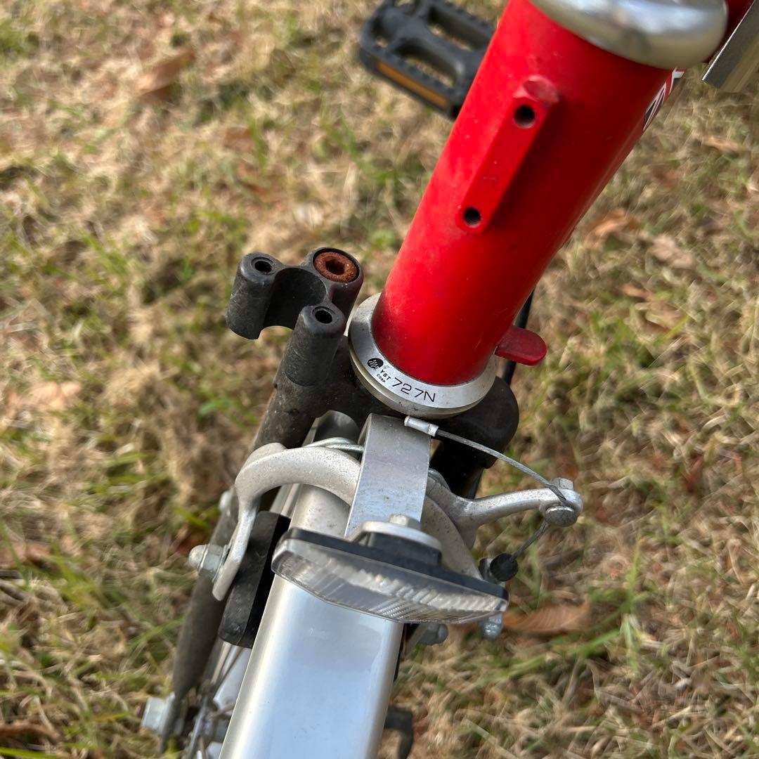 ブロンプトンBrompton折りたたみ自転車　レッド　BS6102 PART