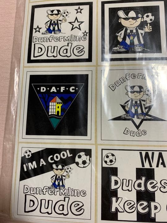入手困難Dunfermline AFC(スコットランドリーグ)Tie&ステッカー