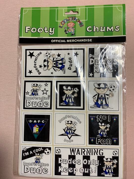 入手困難Dunfermline AFC(スコットランドリーグ)Tie&ステッカー