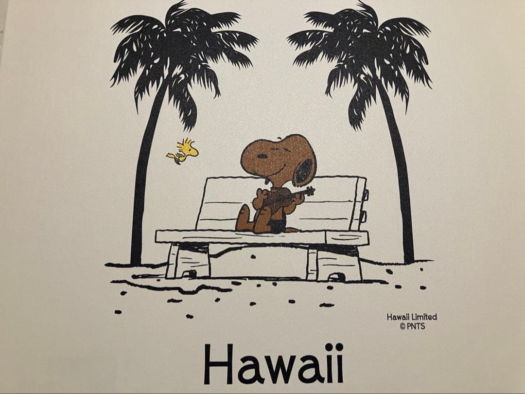 しんのすけ　ハワイ限定　日焼けSNOOPY キャンバスアート