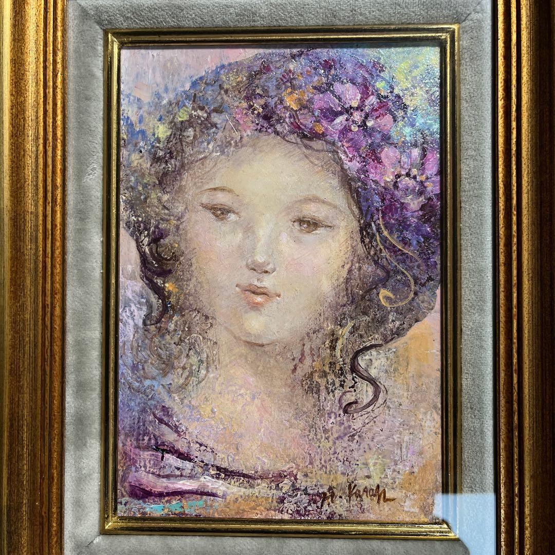 ⭕️油絵　二科会　理事　加覧裕子　[夢] SM 日動画廊　総理大臣賞受賞　絵画
