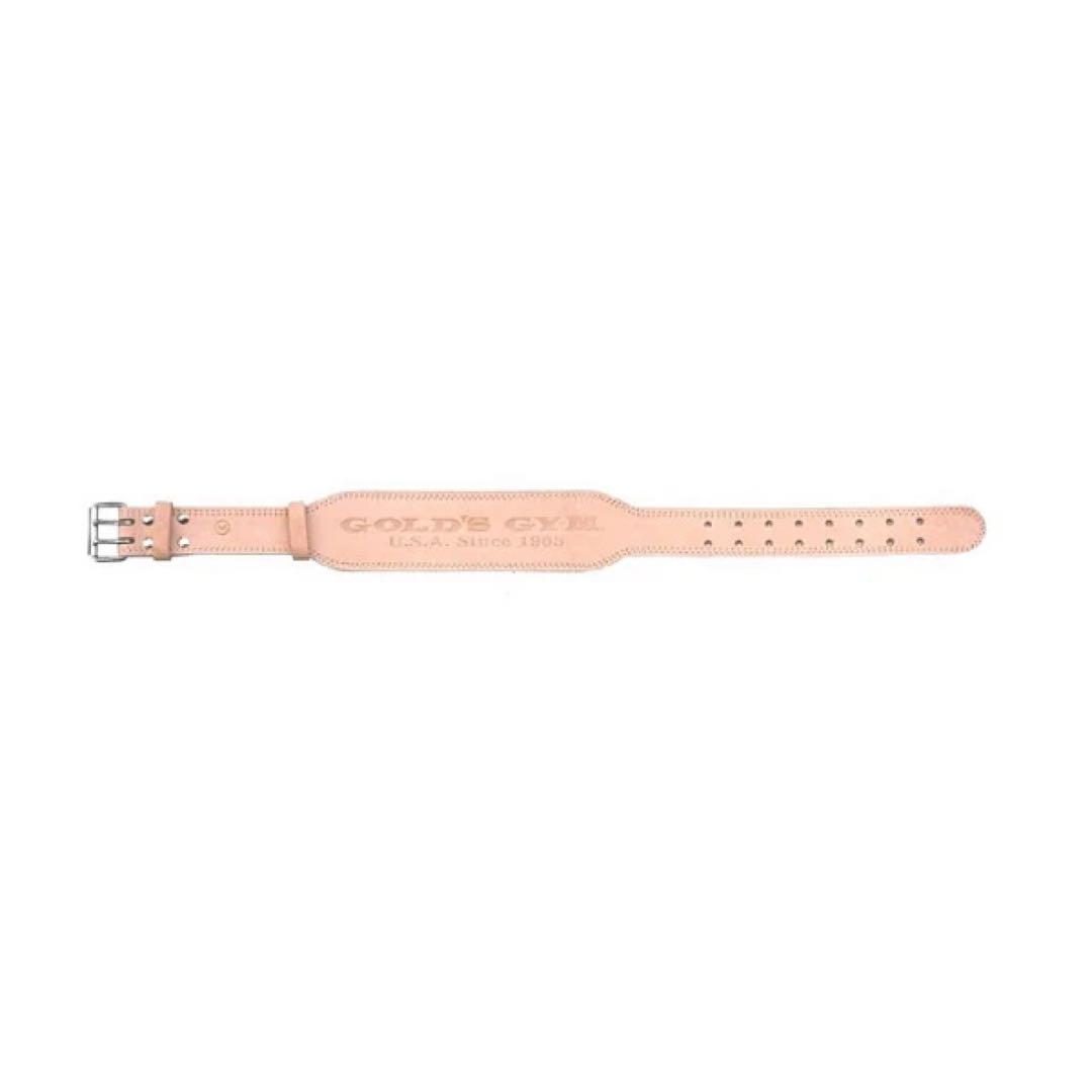 ゴールドジム EXレザーベルト レディース Sサイズ ナチュラルカラー