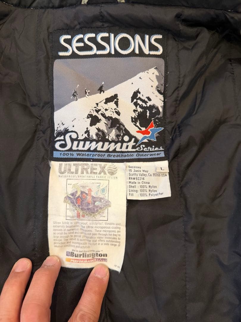 セッションズSESSIONS Summit Series スノーボードジャケット