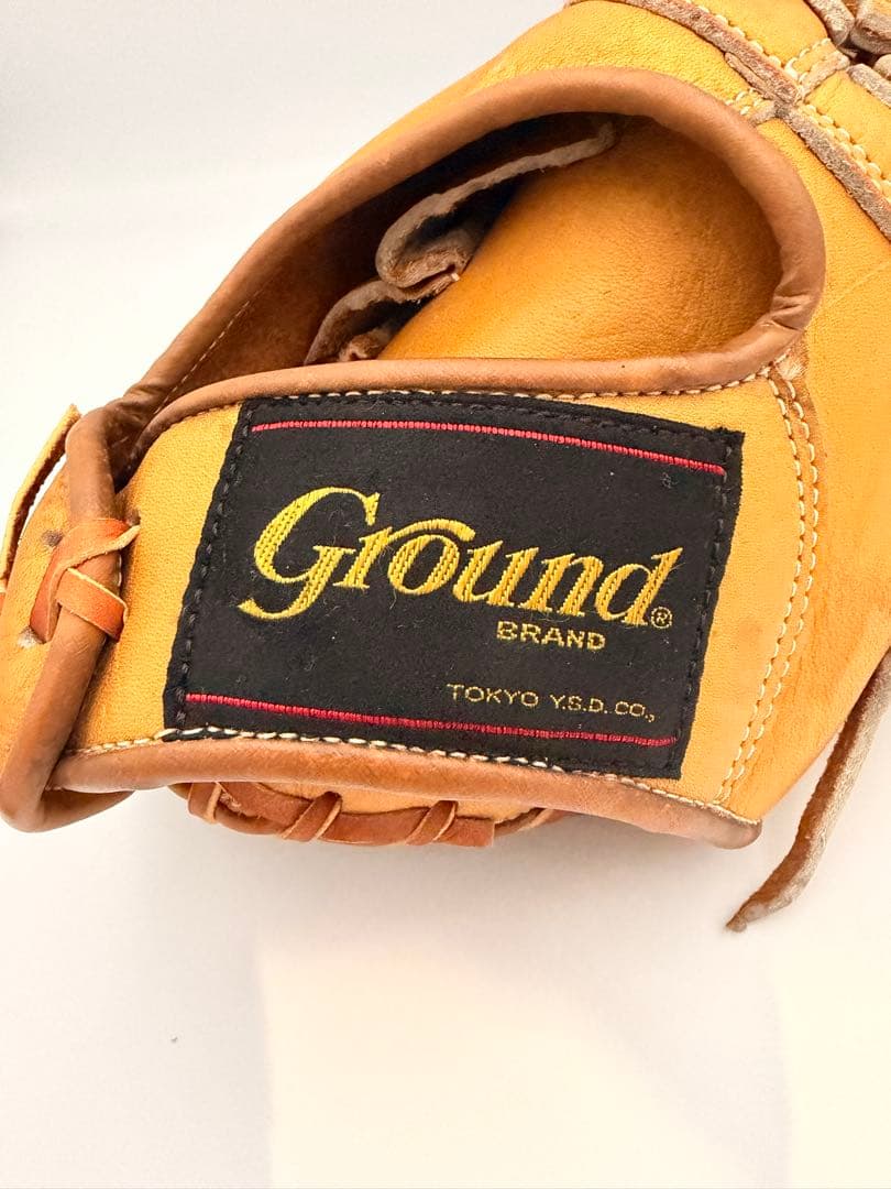 K【希少】Ground Brand 一塁手用 ファーストミット F-8500