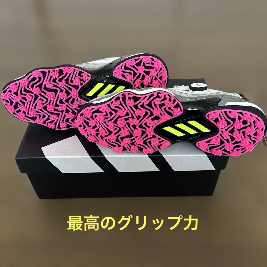 adidasコードカオス25 ボア(ホワイト/ ブラック/カレッジグリー)