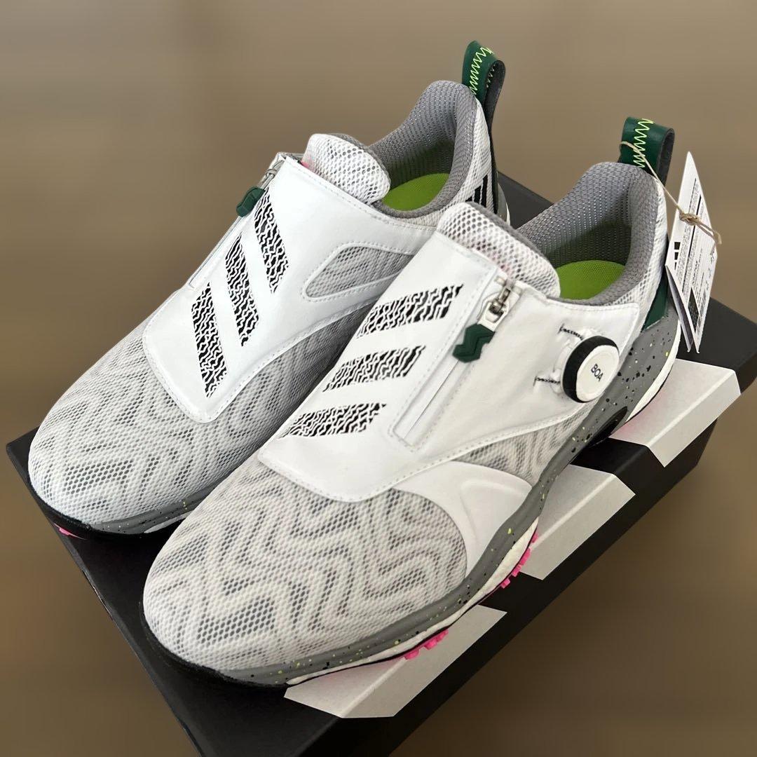adidasコードカオス25 ボア(ホワイト/ ブラック/カレッジグリー)
