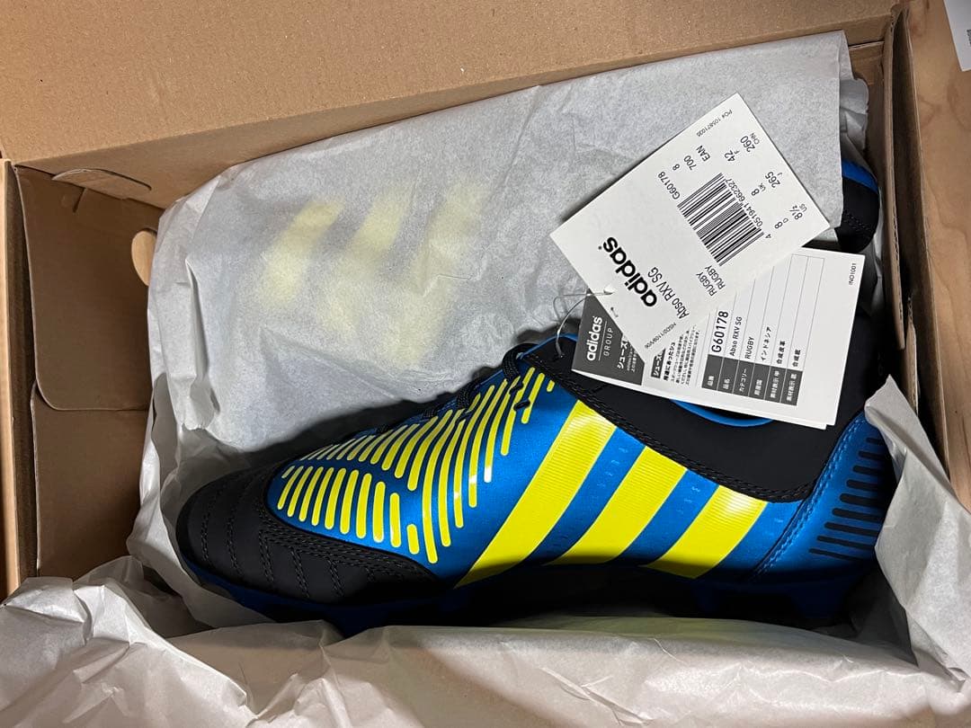新品adidas Abso RXV SG ラグビースパイク 26.5cm