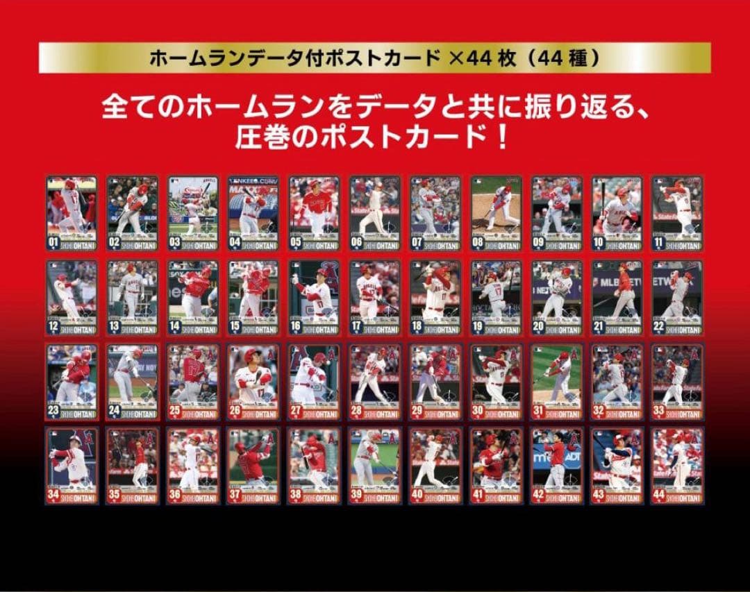 新品未使用　郵便局　大谷翔平　2023年　ホームラン王　プレミアムフレームセット