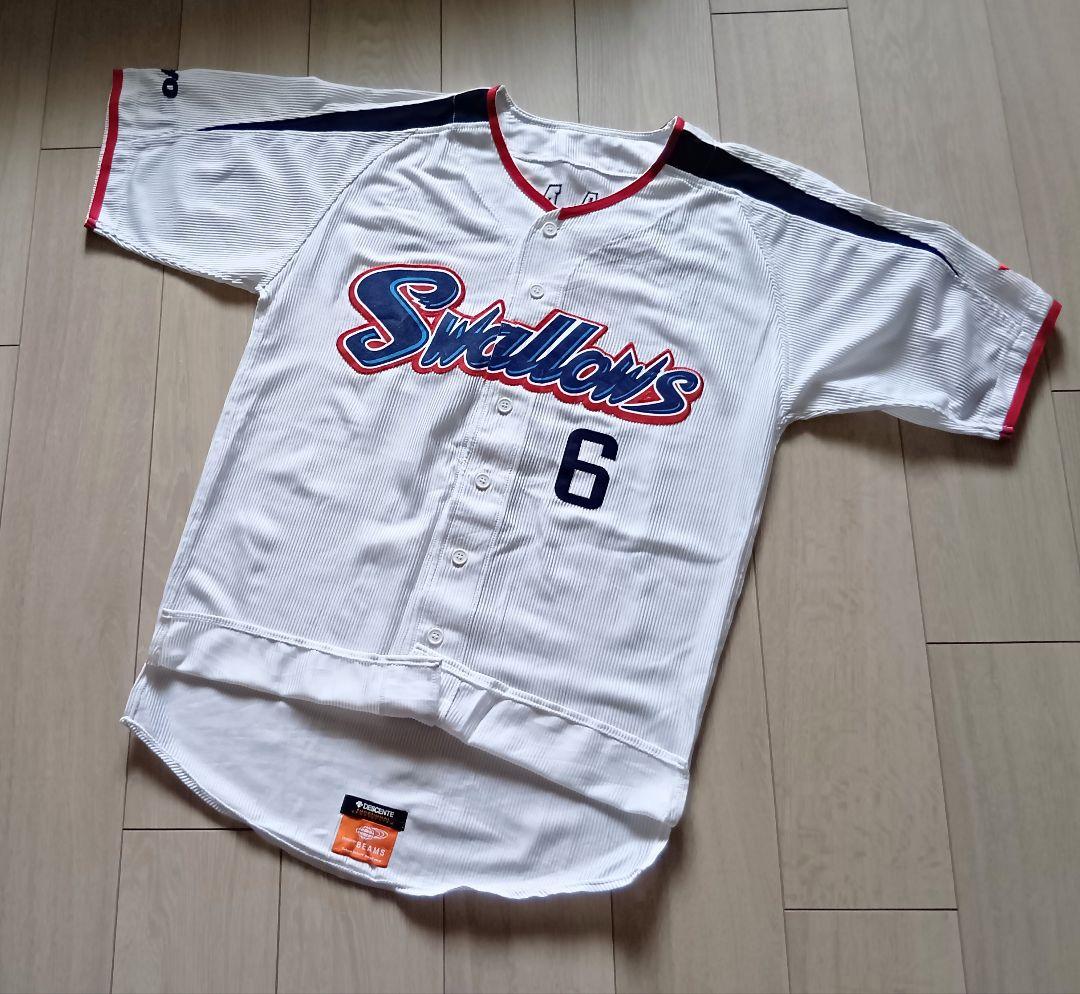 【当時物】ヤクルト　スワローズ　宮本　ビームス　ユニフォーム　デサント　フリー