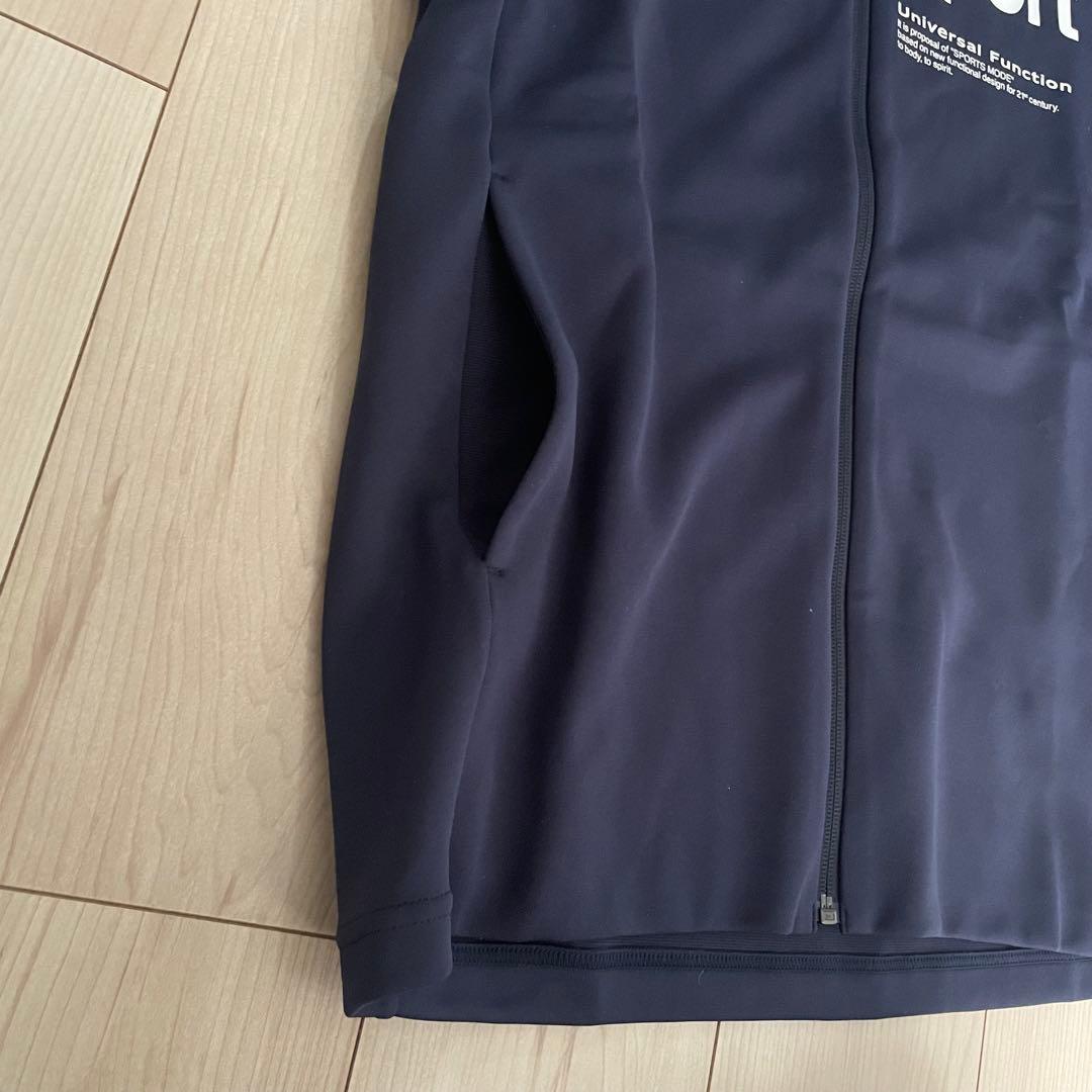 新品デサントMove Sport フルジップ パーカー ジャージ　ネイビー　XL