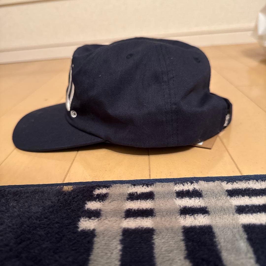 STUSSY ネイビーキャップ STU刺繍入り　ネイビー