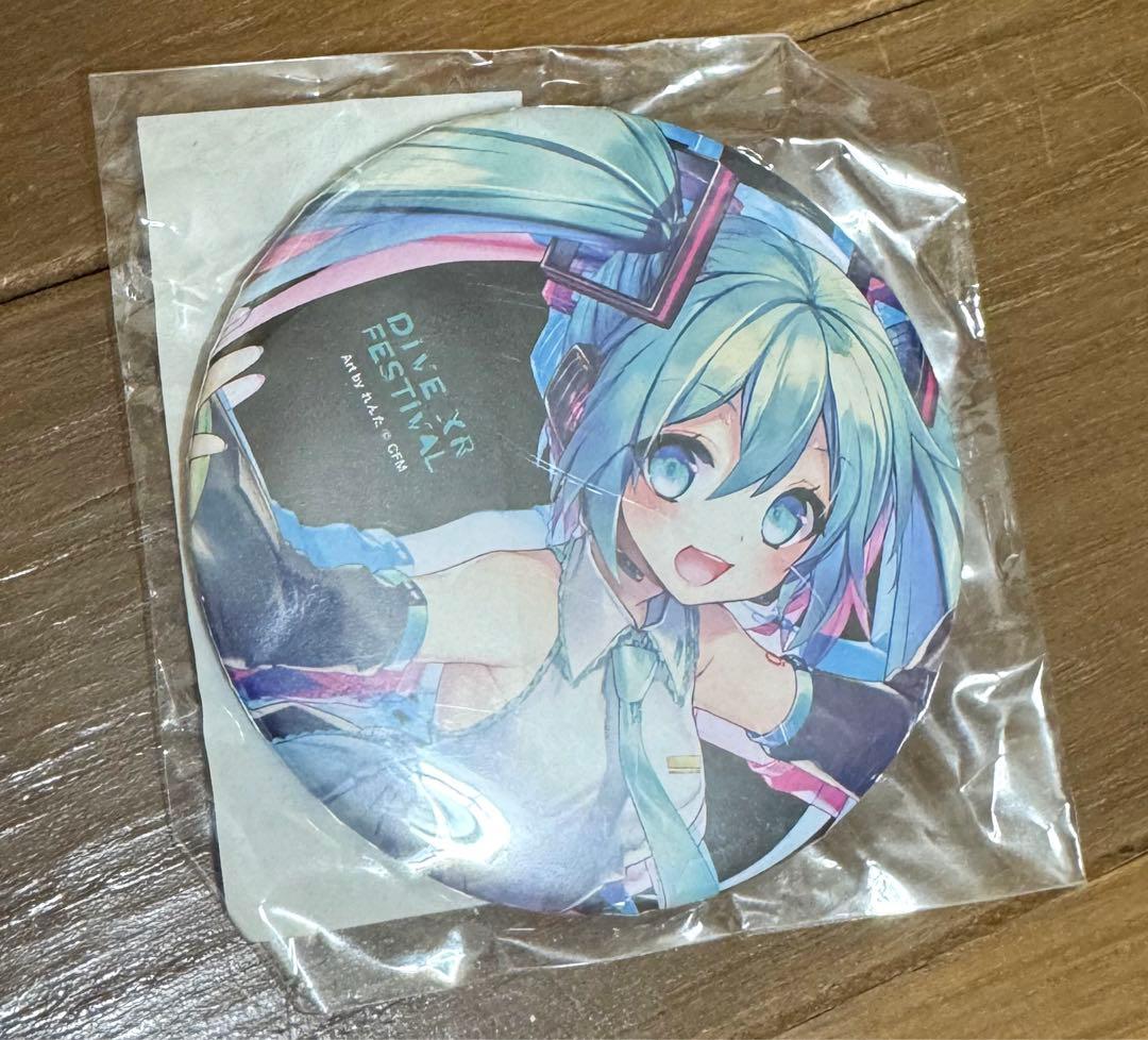 初音ミク DIVE XR FESTIVAL 缶バッジ　イベント限定