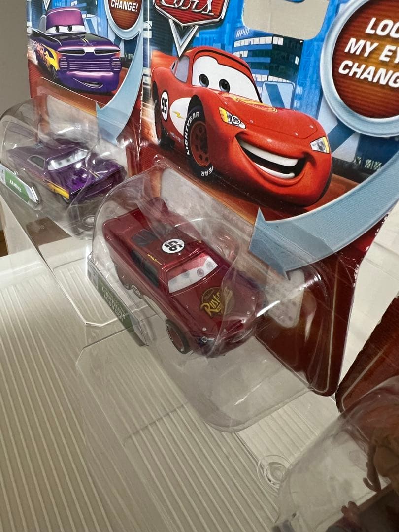 カーズ、マテル、BERT、マッティ、マックィーン、ラモーン、メーターアイチェンジ