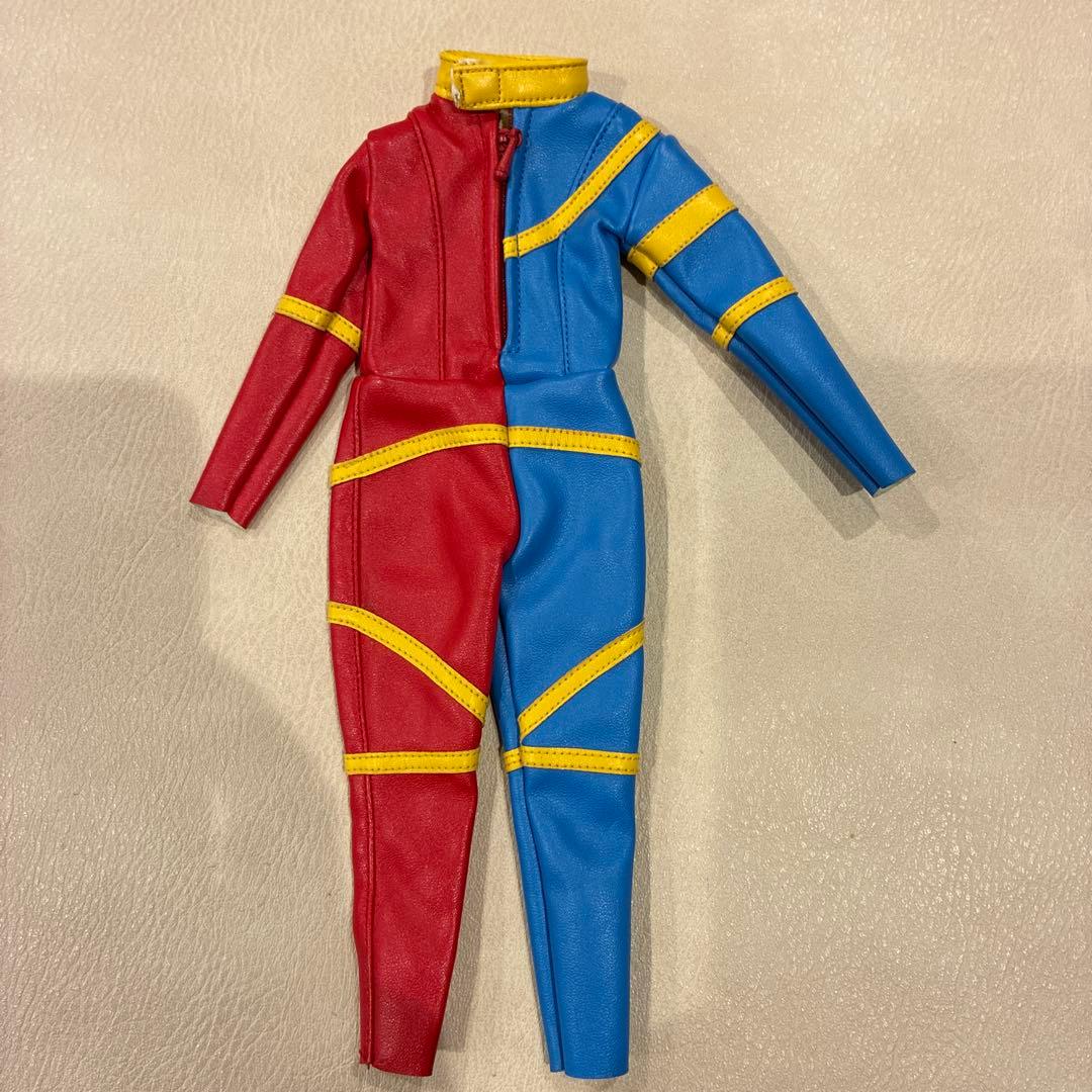 超高精密 ＲＡＨ人造人間キカイダー 1/6 用 自作着せ替え合皮スーツ
