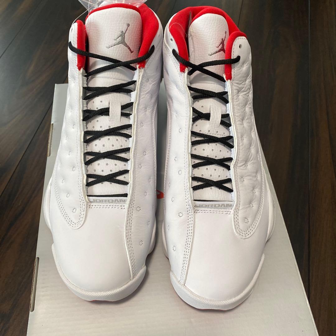 Air Jordan 13 Retro 9.5 ホワイト/レッド
