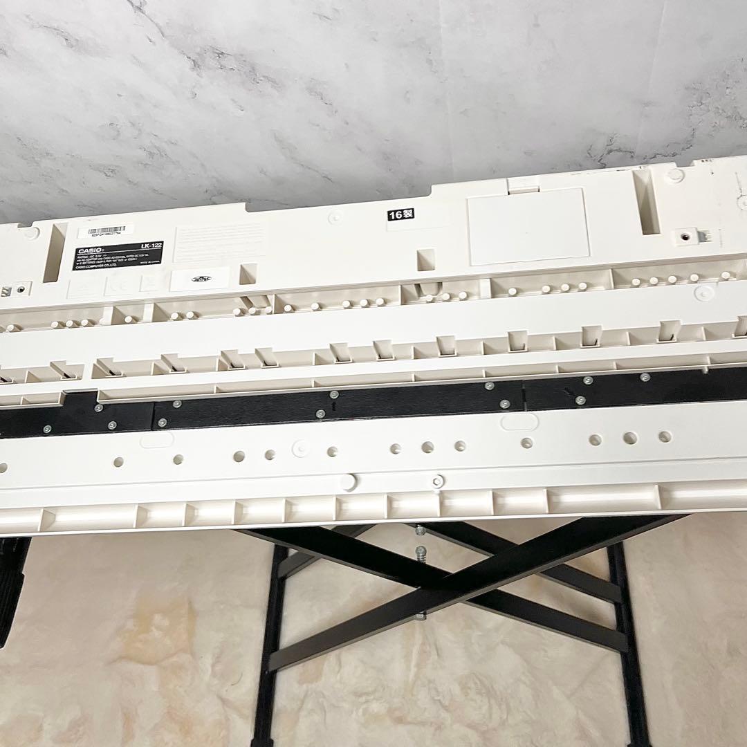 【動作確認済】CASIO LK-122 光ナビ スタンド付
