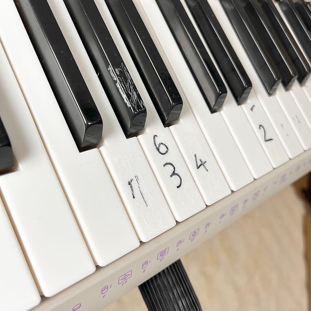 【動作確認済】CASIO LK-122 光ナビ スタンド付