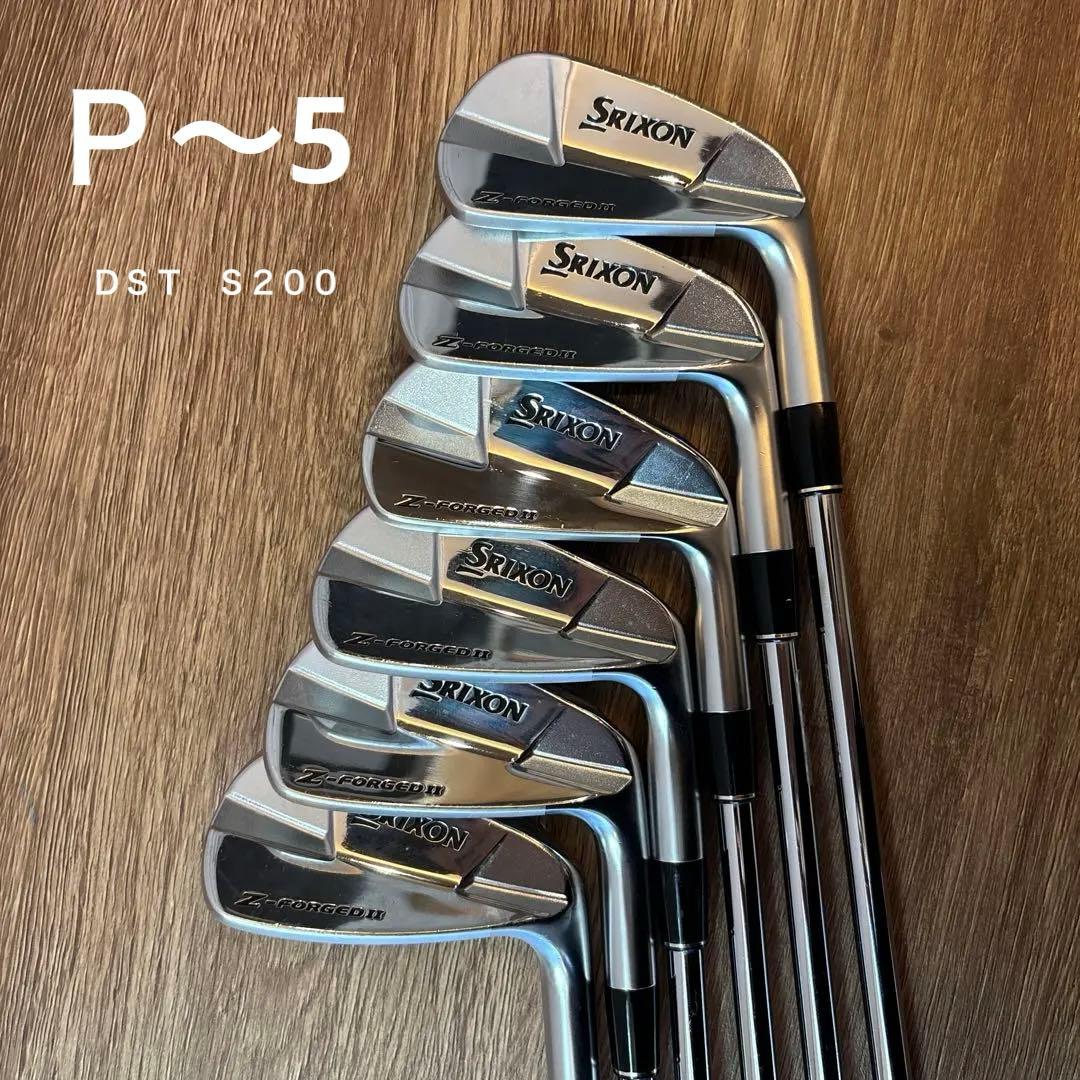 【掲載終了までのこりわずか】SRIXON Z-FORGED2 アイアンセット