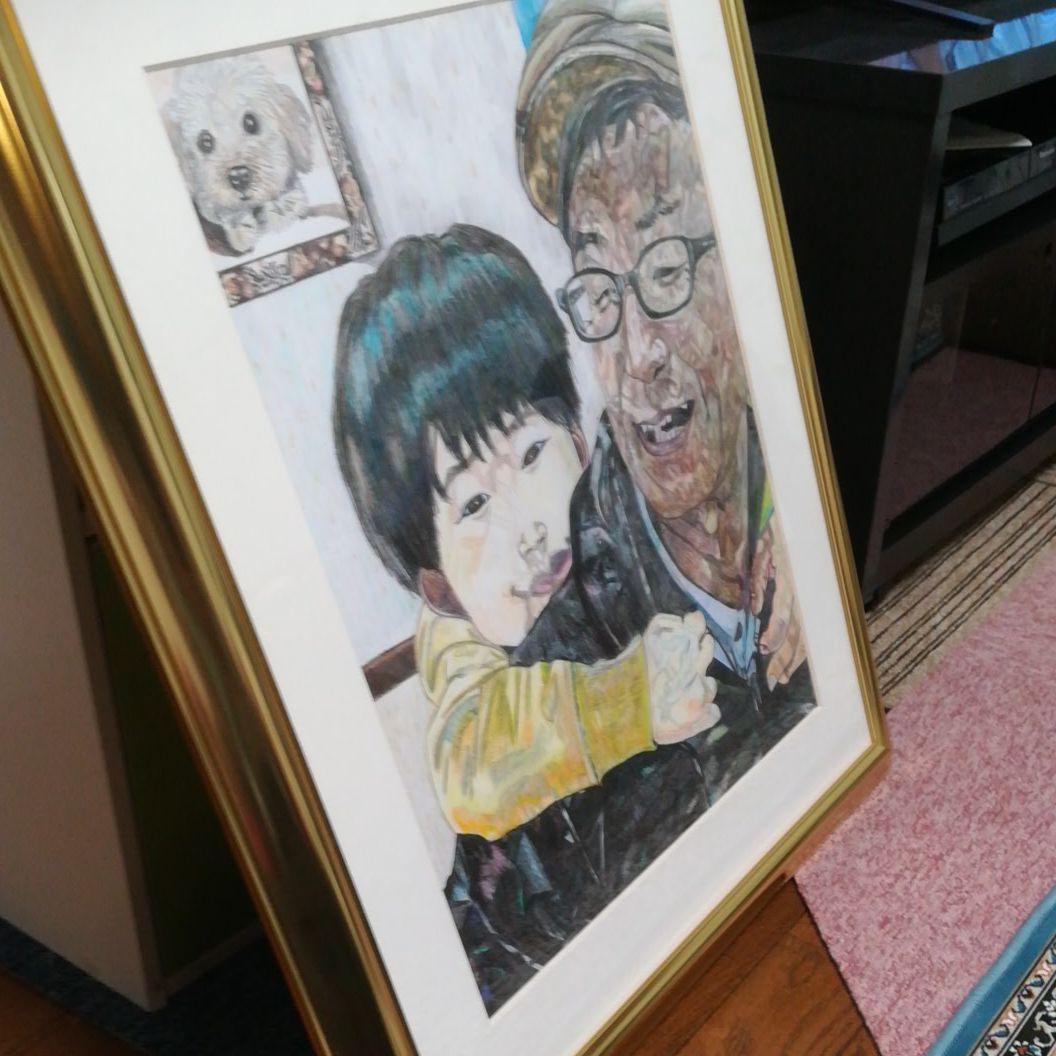 色鉛筆画