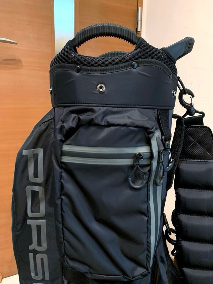美品　ポルシェ　PORSCHE 軽量　撥水　キャディバッグ