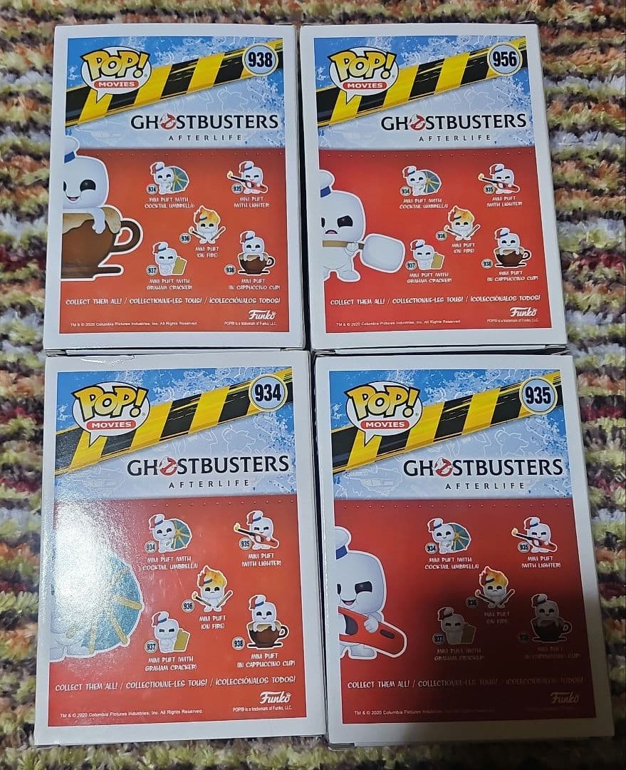 funko pop ゴーストバスターズ マシュマロマン 4種セット