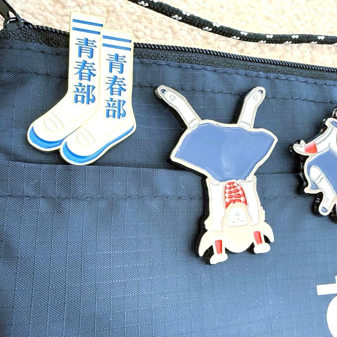 新しい学校のリーダーズ　ナイロン　ショルダーバック　メンバーピンバッチ