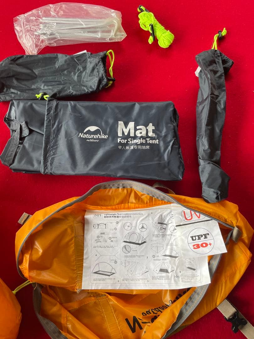 Naturehike ・1人用テント・並行輸入品・ソロキャンプ・バイカー・一人旅