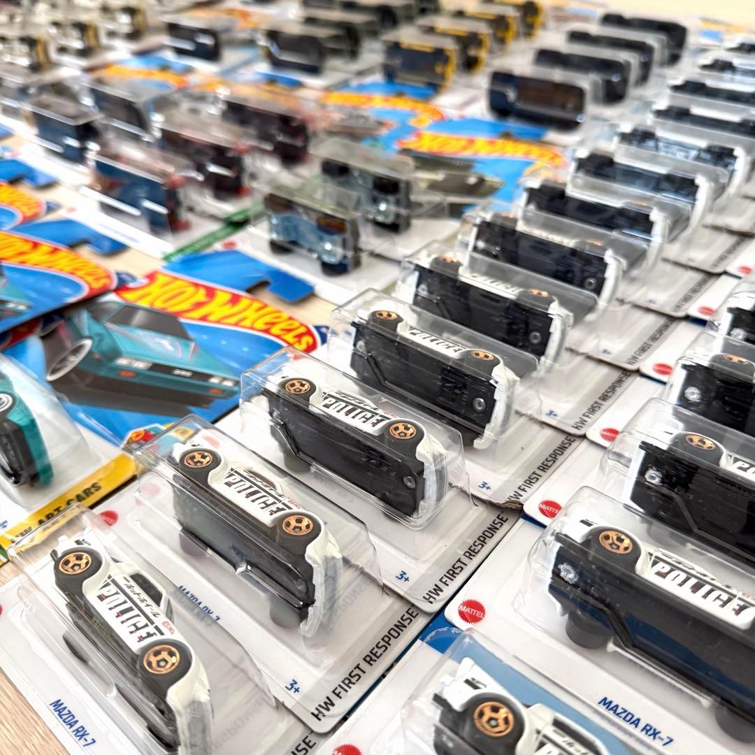 【新品•未開封】ホットウィール 100台　まとめ売り RX-7 パトカー　GTR