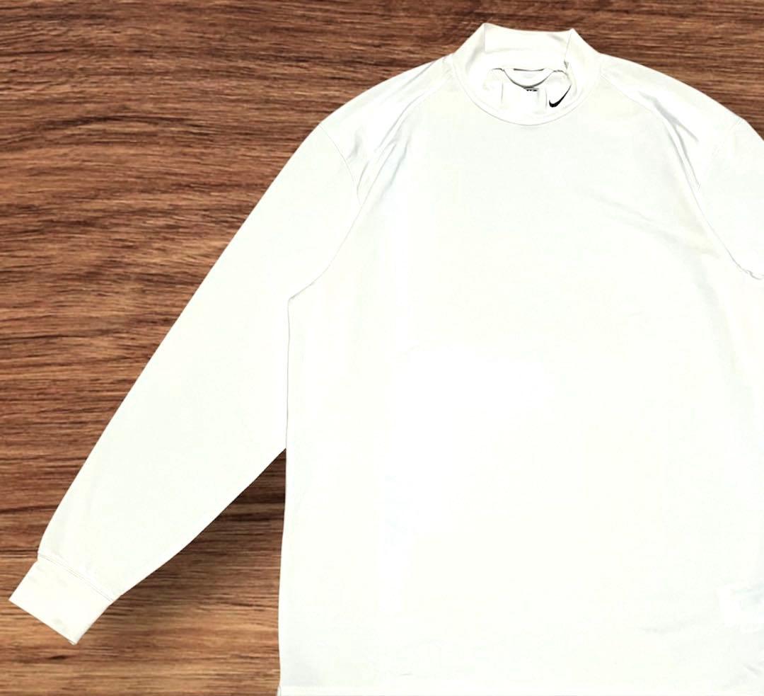 NIKE GOLF ナイキ 刺繍ロゴ モックネック ハイネック 長袖　M