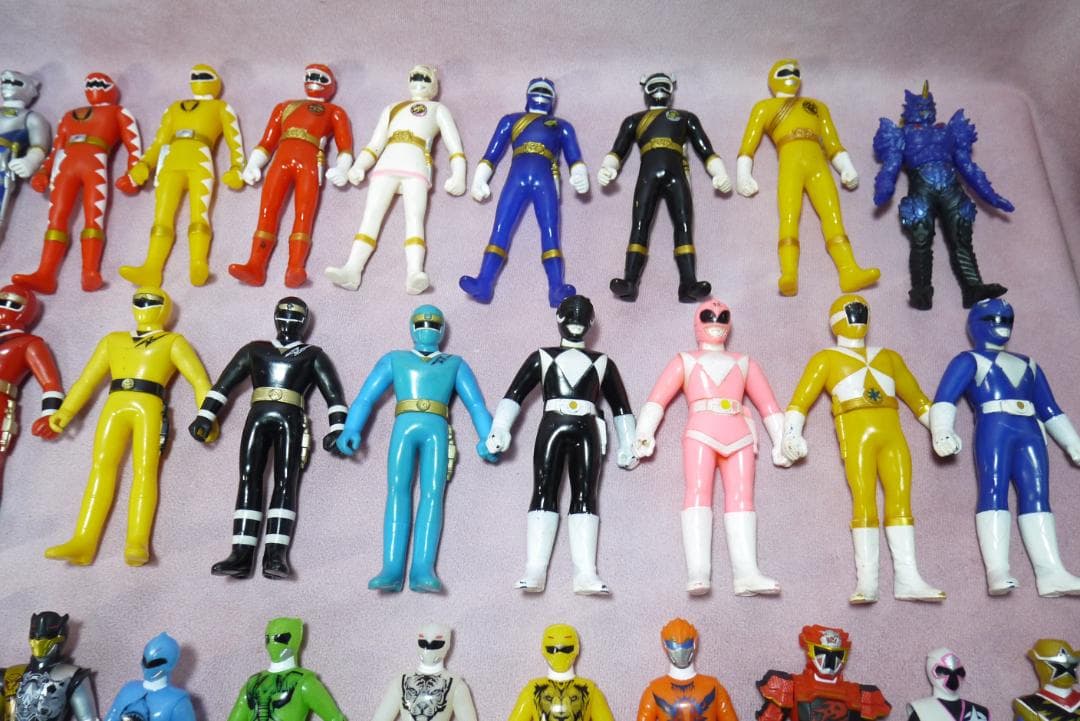 スーパー戦隊シリーズ　ミニソフビ　90体