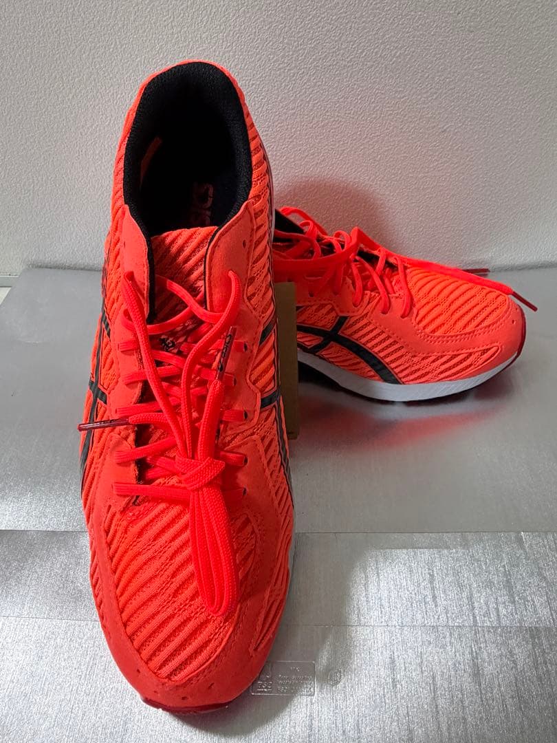 ASICS ランニングシューズ オレンジ