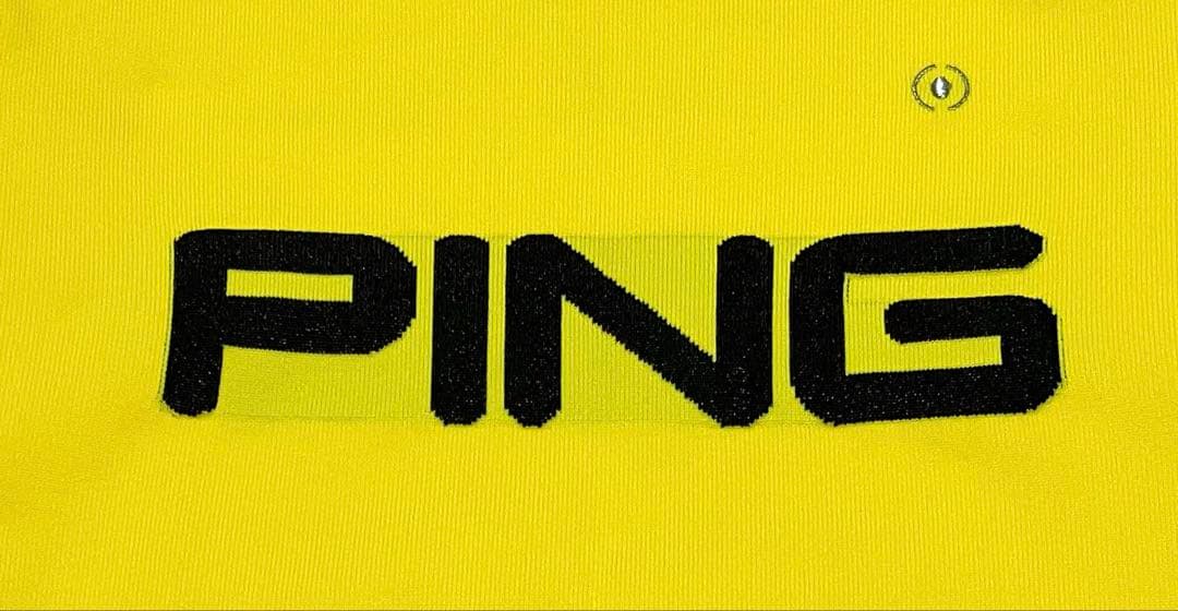 PING GOLF ピンゴルフ 撥水軽量ニット セーター ウェア　イエロー　L