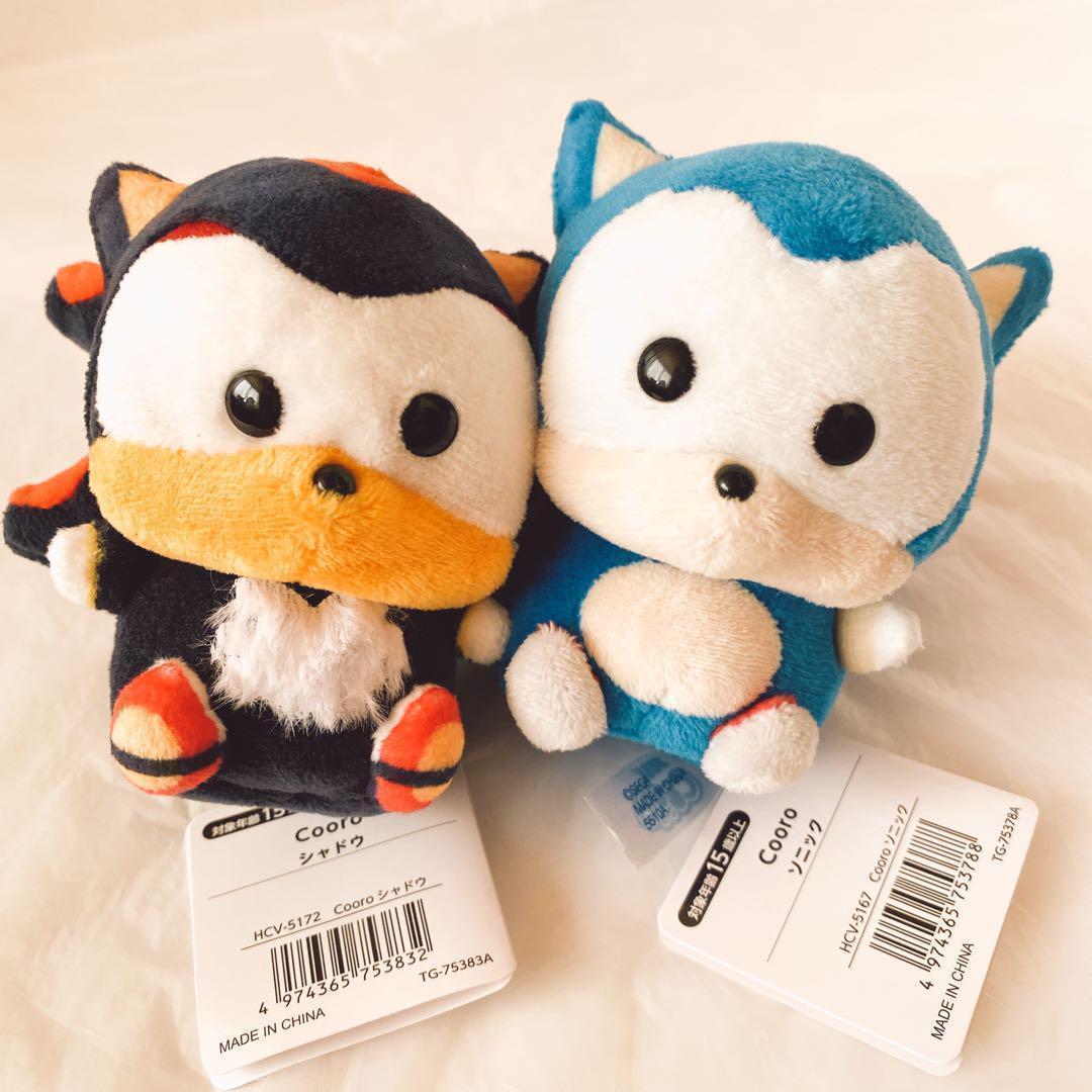 Cooro こーろ ソニックとシャドウ　セガストア東京 限定　ぬいぐるみ　新品