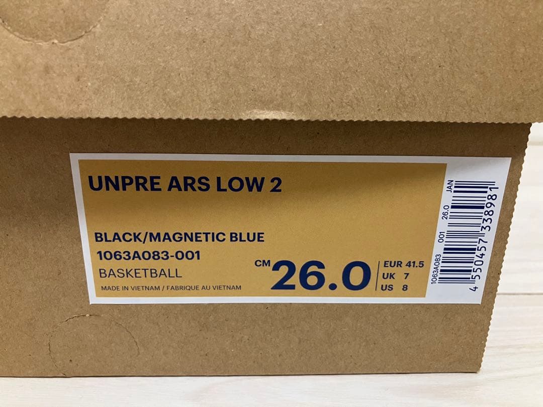 アンプレアルスロー2 unpre ars low 2 アシックス asics