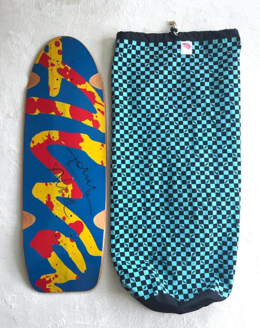 ビンテージ Vans チェッカー スケートボードバッグ USA製 80S バンズ