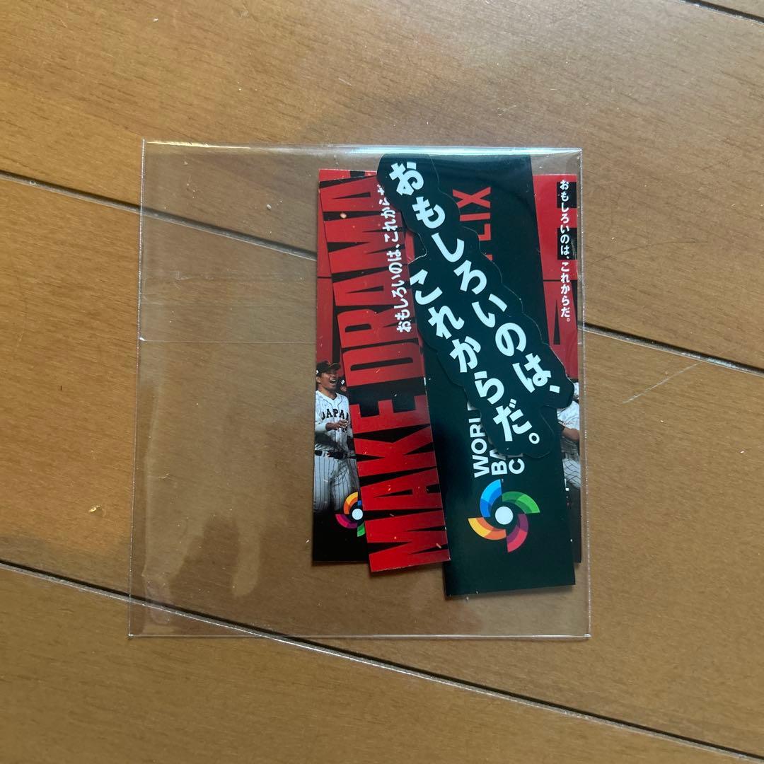 WBC NetflixオリジナルNEWERA帽子と、WBCシールと、バルーン