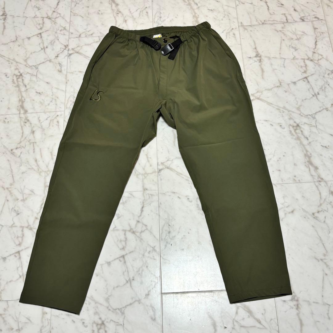 【極美品XL】ルースイソンブラ ストレッチムーブロングパンツ カーキ 希少