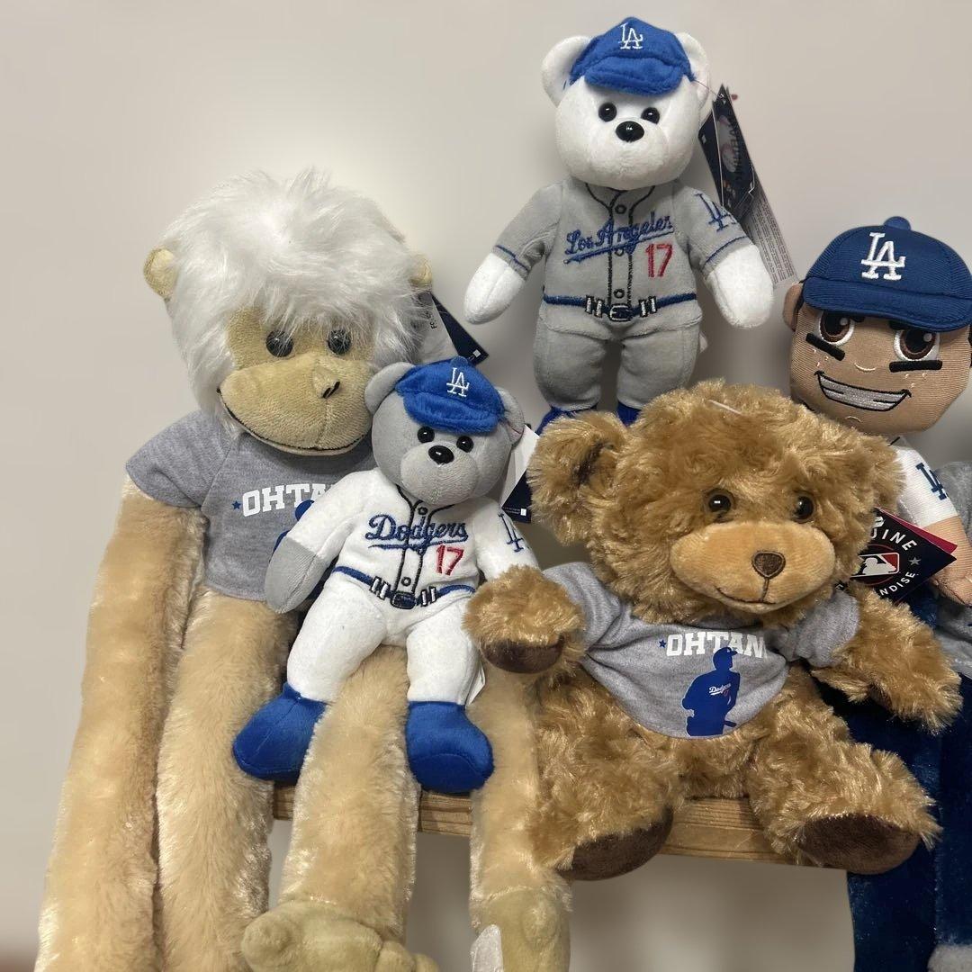 ドジャース 大谷翔平　ぬいぐるみ 6体セット　MBL公式　バラ売り可