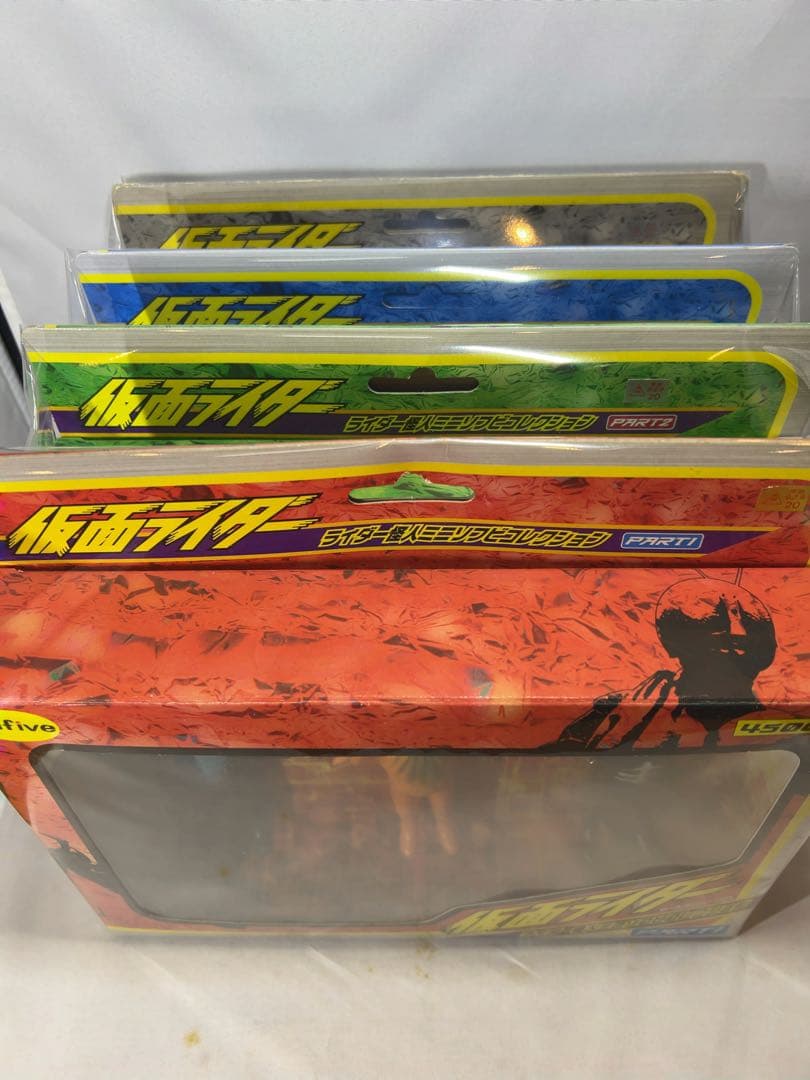 仮面ライダー　ライダー怪人ミニソフビコレクション　パート１〜４　ユニファイブ