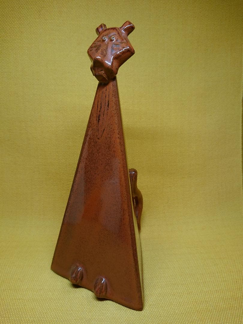 トラ　虎　陶器　オブジェ　置物　インテリア　工芸品　美術品　A1716