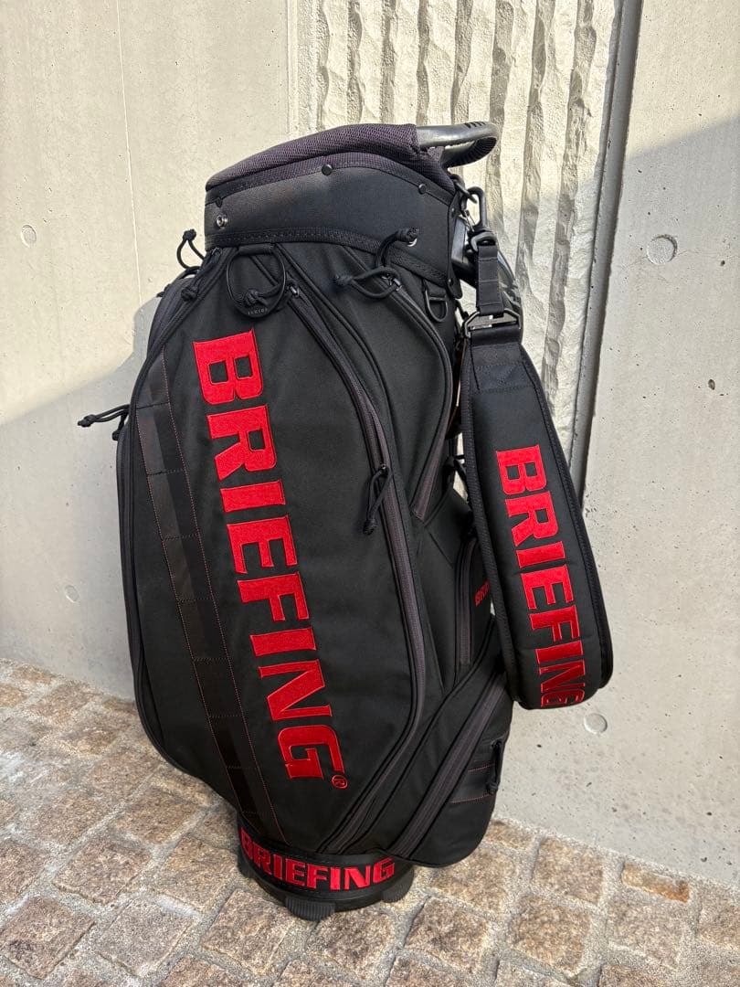 atp【BRIEFING】キャディバッグ　セット　ほぼ未使用