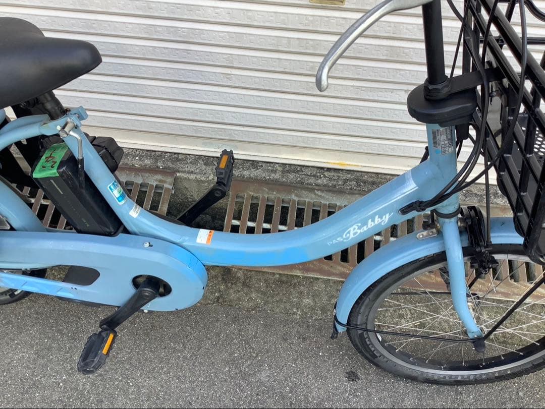 ヤマハ最新機種電動アシスト自転車pasBabby20インチブルーアルミボディー