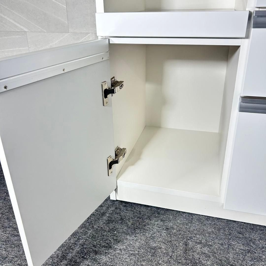 松田家具 食器棚 セラム 幅140cm シンプル キッチン収納 d5140
