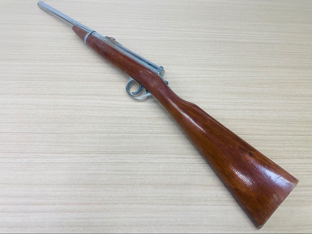 マルホシ（丸星）製　射的　コルク銃（バネ式）・コルク玉セット
