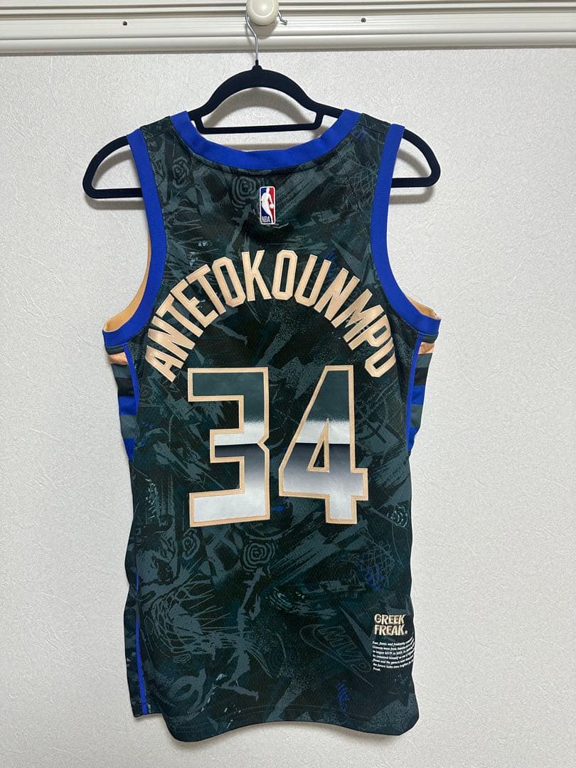 大幅値下げNIKE アデトクンボ MVP ユニフォーム 未使用　NBA バックス