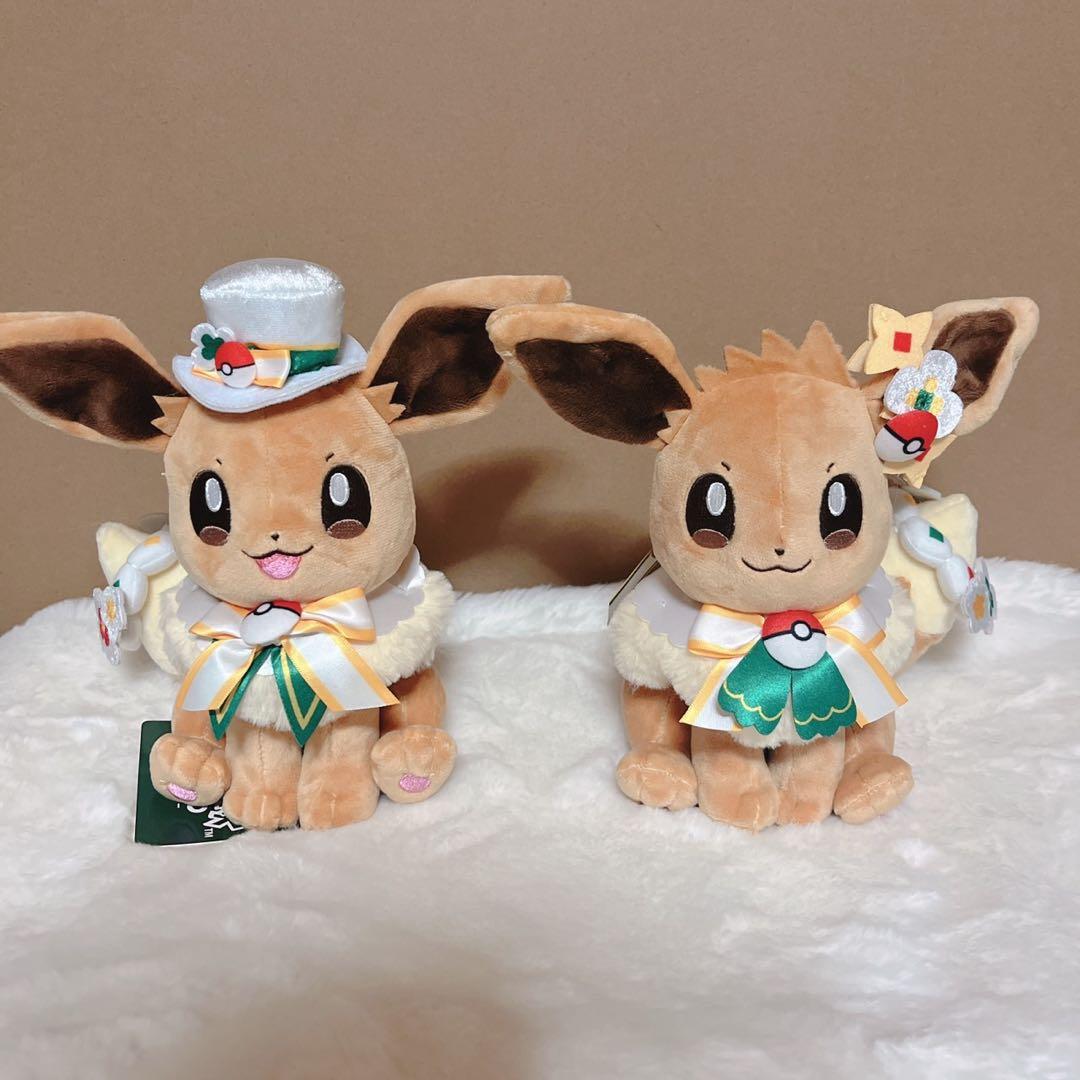 メルカリ便　新品　4個セット　ぬいぐるみ　ピカチュウ　イーブイ　ポケパーク