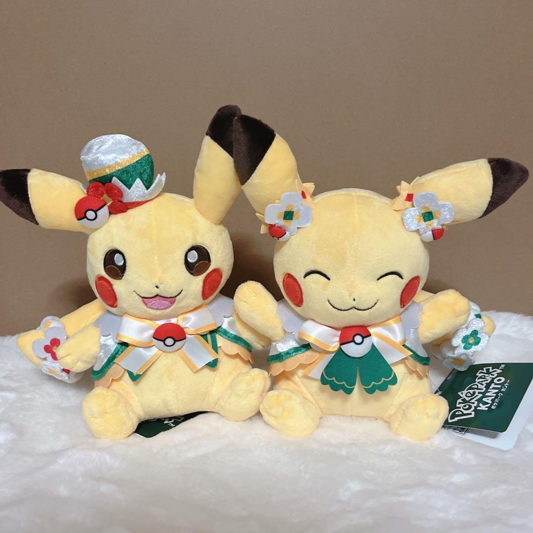 メルカリ便　新品　4個セット　ぬいぐるみ　ピカチュウ　イーブイ　ポケパーク