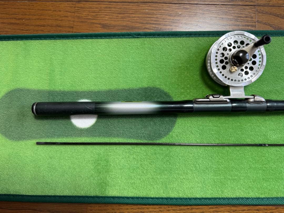 シマノ落とし込み竿 MF33-39-45 ３段ズーム リョービ倍速リール